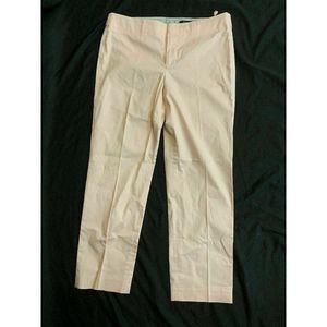 Club Monaco Womens Solid Baby Light Pink Full Length Pants 6 Small